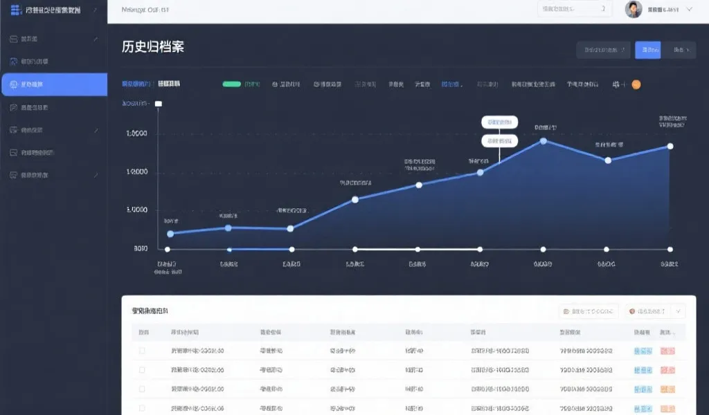 历史结果归档界面